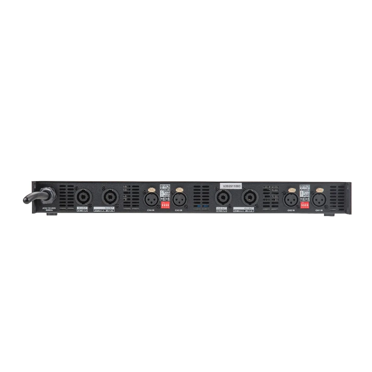 Val Audio V40 — rear panel